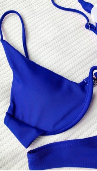 Sexy Plunging 2 piece Bikini High cut Leg Bikini - Picture 8 of 13